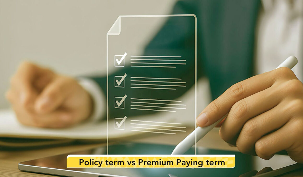 policy term vs premium paying term